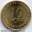 10 F CFA - Zahl