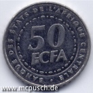 50 F CFA - Zahl