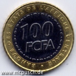 100 F CFA - Zahl